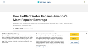 Serious Eats - Bottled Water Trends