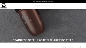 Shakesphere - Stainless Steel Protein Shaker Bottles