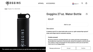 Goggins - 27 oz. Water Bottle