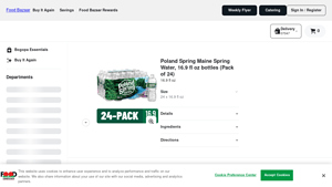 Poland Spring - Maine Spring Water 16.9 fl oz