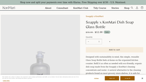 Soapply x KonMari - Dish Soap Glass Bottle