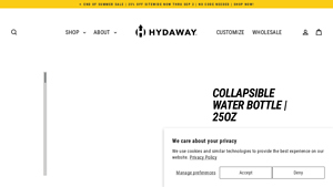 Hydaway - Collapsible Water Bottle