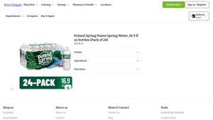 Poland Spring - Maine Spring Water 16.9 fl oz