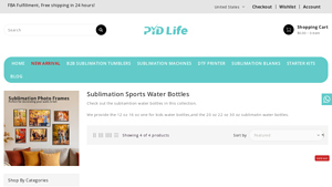 Pydlife - Sublimation Sports Water Bottles