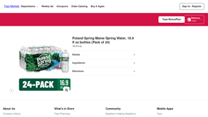 Poland Spring - 16.9 fl oz Pack of 24