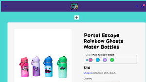 Shop Adley - Portal Escape Rainbow Ghosts Water Bottles