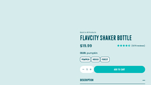 FlavCity - Shaker Bottle