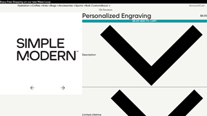 Simple Modern - Personalized Engraving