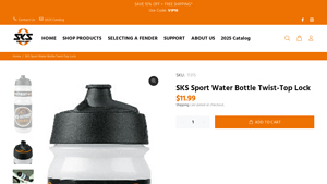 SKS - Sport Water Bottle Twist-Top Lock