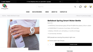 Bellabeat - Spring Smart Water Bottle
