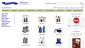 Specialty Bottle - Glass & Metal Containers