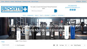 Sports Marketing Plus - Custom Branded Protein Shaker Bottles