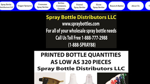 Spray Bottles - Wholesale Custom Options