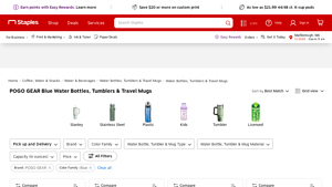 POGO GEAR - Blue Water Bottles, Tumblers & Travel Mugs