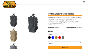 Vanquest Gear - HYDRA Water Bottle Holder