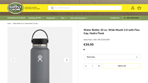 Hydro Flask - Water Bottle-32 oz. Wide Mouth 2.0 with Flex Cap