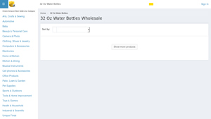 SupplyLeader - 32 Oz Water Bottles