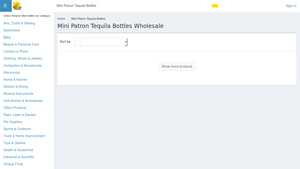 SupplyLeader - Mini Patron Tequila Bottles