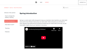 Bellabeat - Spring Smart Water Bottle