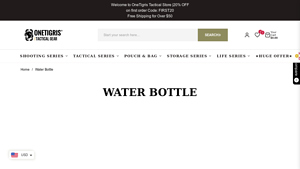OneTigris - Tactical Water Bottle Collection