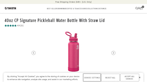 Takeya USA - CP Signature Pickleball Water Bottle