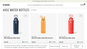 Takeyausa - 40oz Water Bottles