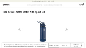 Takeyausa - Actives Water Bottle With Spout Lid