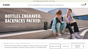 TAKEYA® - Sport Water Bottles