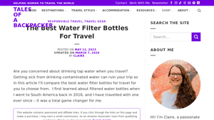 Water-to-Go - Active 25oz Water Purifier Bottle
