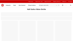 Target - Half Gallon Water Bottles