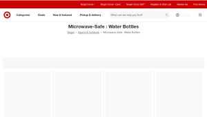 Target - Microwave-Safe Water Bottles