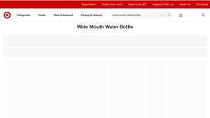 Target - Wide Mouth Water Bottles
