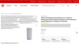 Garvee - Silicone Refillable Soap Dispenser