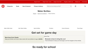Target - Water Bottles