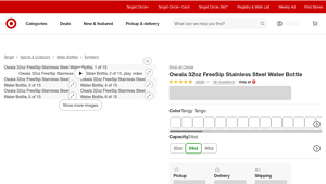 Owala - FreeSip Stainless Steel Water Bottle