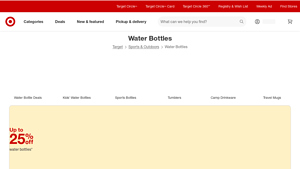 Target - Water Bottles