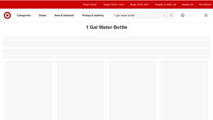 Target - 1 Gallon Water Bottles