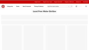 Target - Lead-Free Stainless Steel Water Bottles