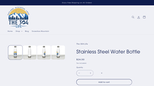 The 304 Life - Stainless Steel Water Bottle