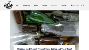 The Bottle Depot - Glass Bottle Varieties