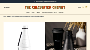 The Calculated Chemist - Science Flask Water Bottle