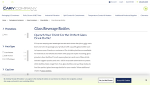 The Cary Company - Glass Beverage & Drink Bottles