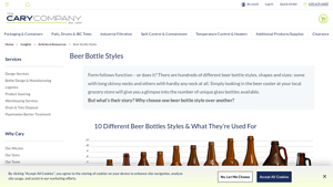 The Cary Company - Beer Bottle Styles