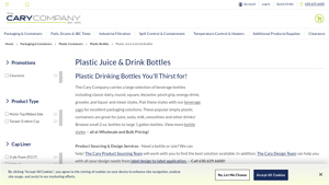 The Cary Company - Plastic Juice & Drink Bottles