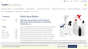 The Cary Company - Plastic Spray Bottles