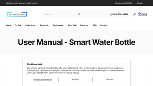 The Connected Shop - Smart Water Bottle