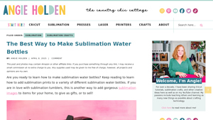 The Country Chic Cottage - Sublimation Water Bottles