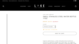 Swell - Stainless Steel Water Bottle 17oz