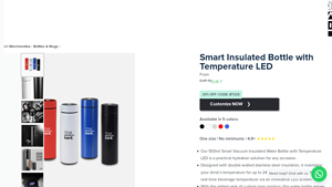The Merch List - Smart Insulated Bottle