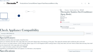 Thermador - Stainless Steel Conditioner